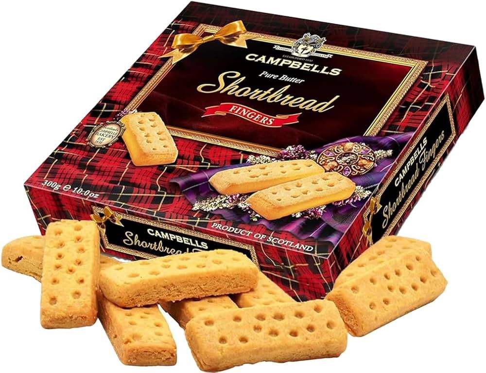 Campbells Shortbread Pure Butter Traditional Fingers Carton 300g