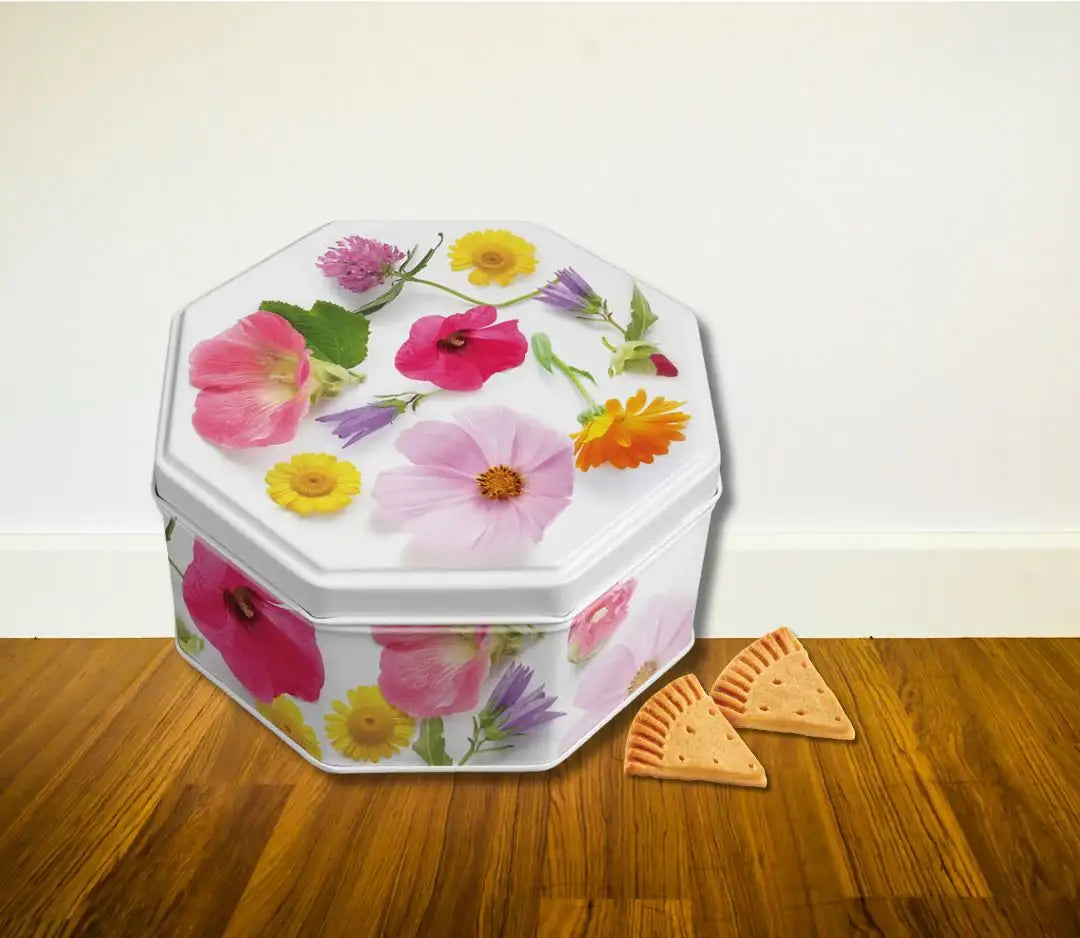 Campbells Shortbread Floral Petticoat Tails Tin 115g