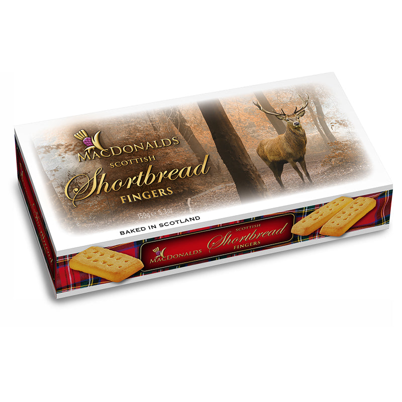 Campbells Macdonalds Scottish Shortbread Fingers Stag Carton 150g