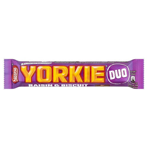 Yorkie Raisin & Biscuit DUO Chocolate Bar 66g product image