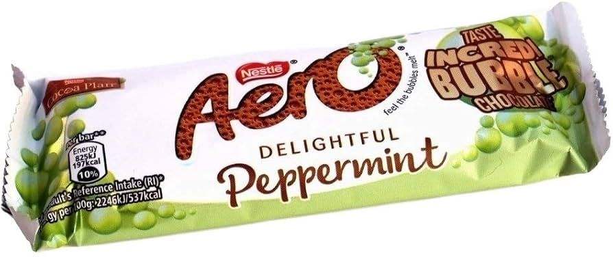 Nestle Aero Mint Chocolate Bar - 36g