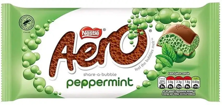 Nestle Aero Mint Chocolate Bar - 36g