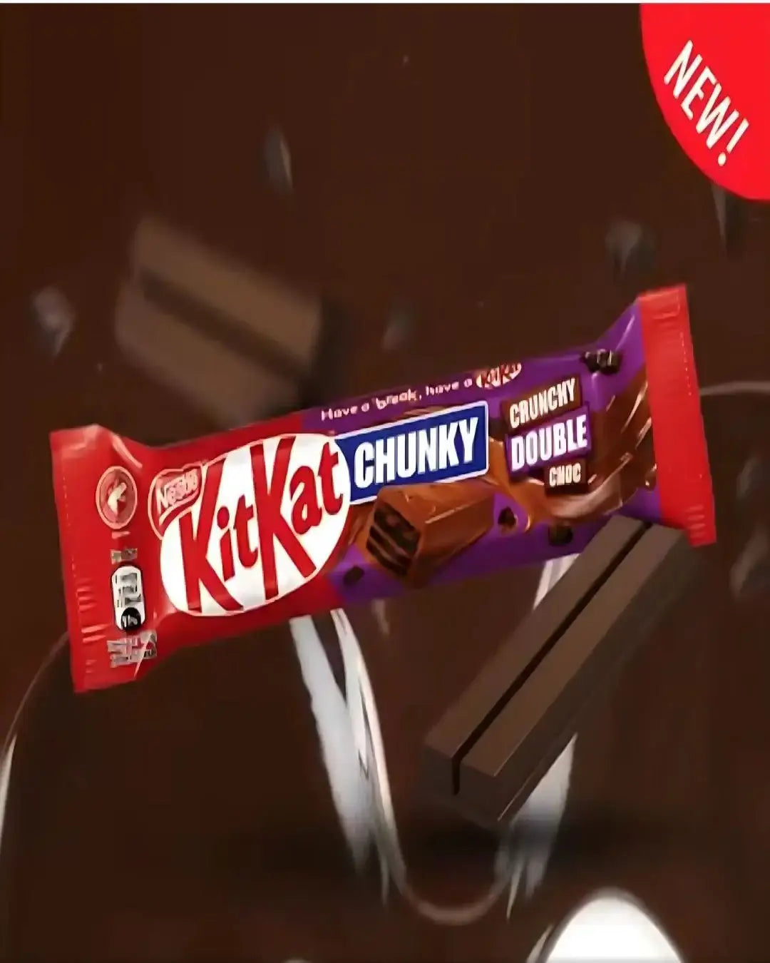 Nestle K't Kat Chunky Crunchy Double Chocolate 42g