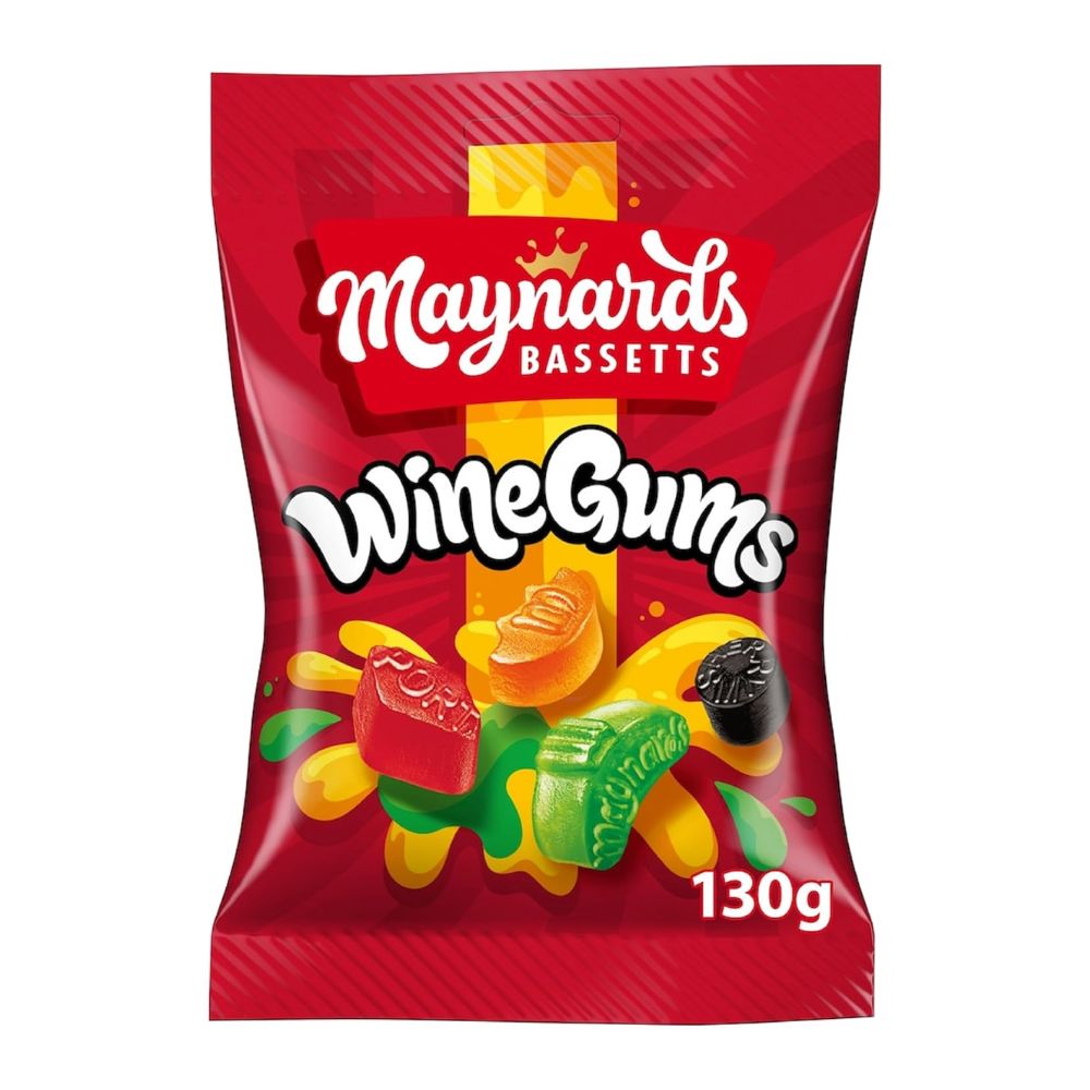 Maynards Bassetts Wine Gum Bag 130g