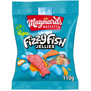Maynards Bassetts Fizzy Fish 110g