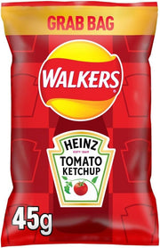 Walkers Heinz Tomato Ketchup Grab Bag 45g