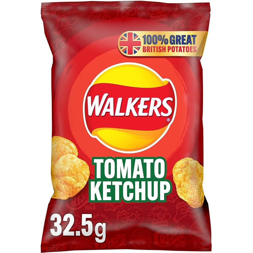 Walkers Crisps - Tomato Ketchup - 32.5g product image