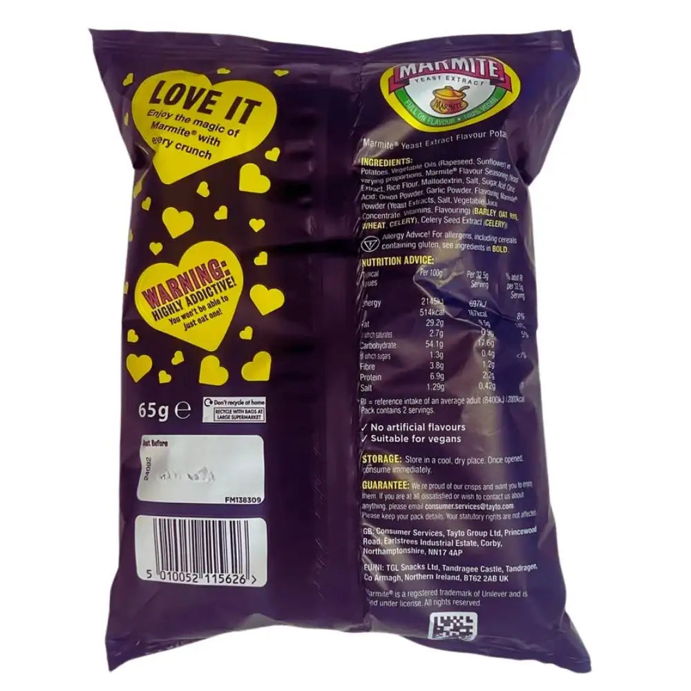 Walkers Marmite Crisps 65g