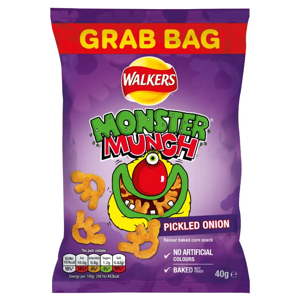 Walkers Monster Munch Pickled Onion 40g