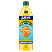 Robinsons Double Strength Orange and Pineapple no added sugar fruit squash 1 litre bottle