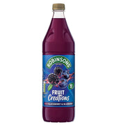 Robinsons Fruit Creations Blackberry & Blueberry Squash No Added Sugar 1Litre