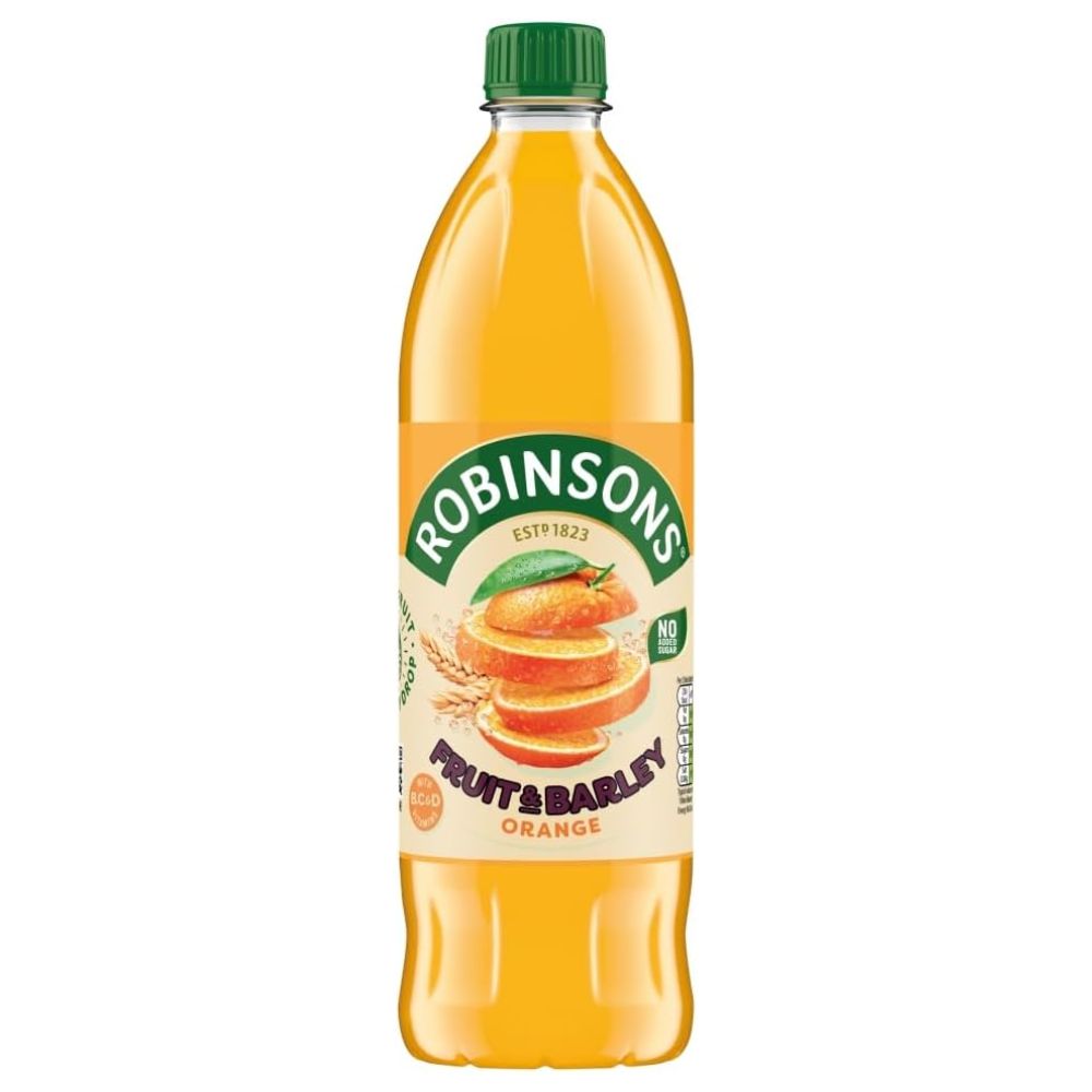 Robinsons Fruit & Barley, Orange, Sugar Free 1000 Ml product image