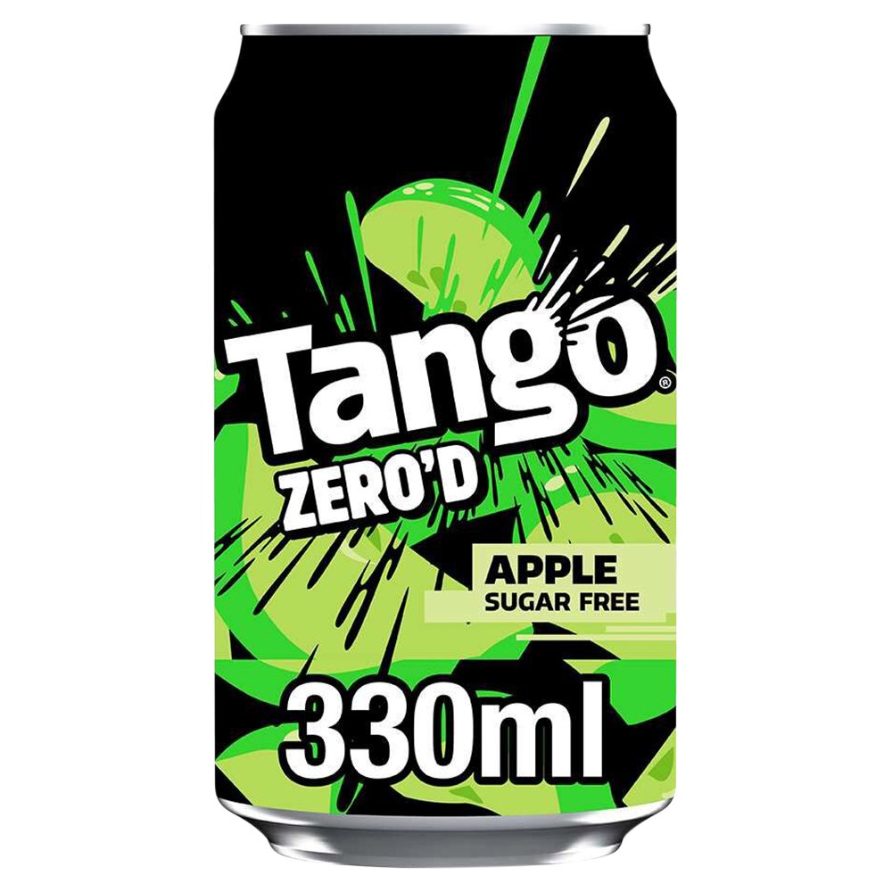 Tango Apple Sugar Free 330ml Can Sparkling Apple Soft Drink