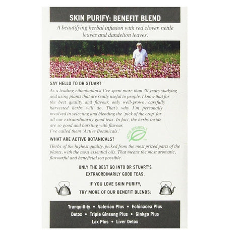 Dr. Stuarts Skin Purify Tea (15 Bags) - British Food Supplies