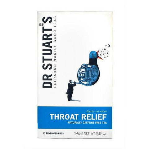 Dr Stuarts Throat Relief Tea, 15 Bags - British Food Supplies