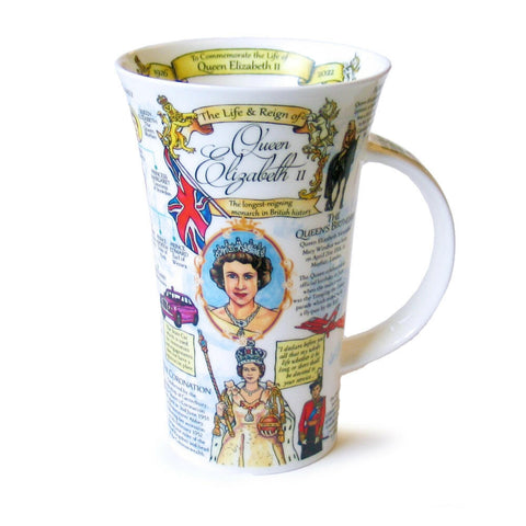 Dunoon Mug - Glencoe The Life & Reign of Queen Elizabeth II - British Food Supplies