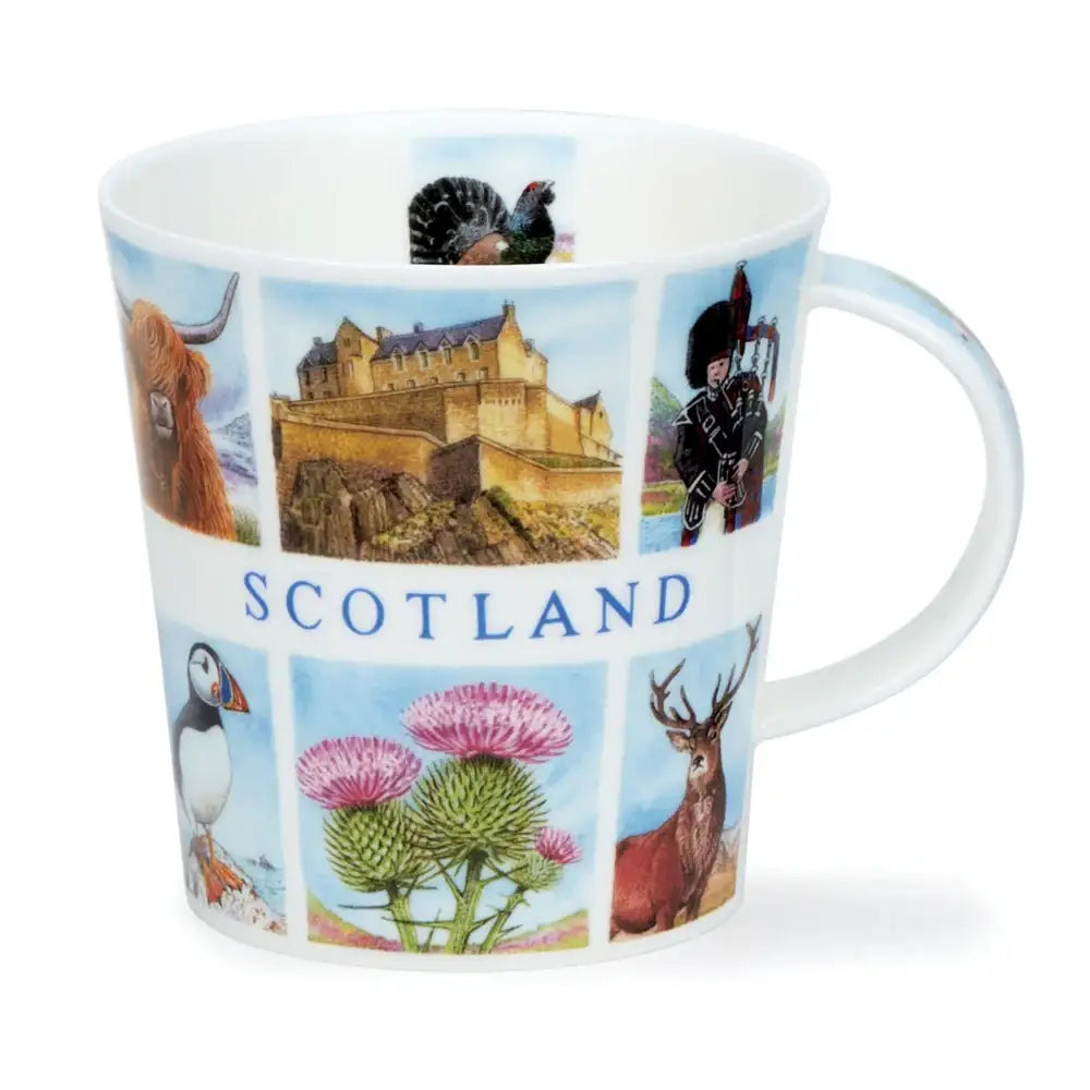 Dunoon Cairngorm Shape Scene of Scotland Mug