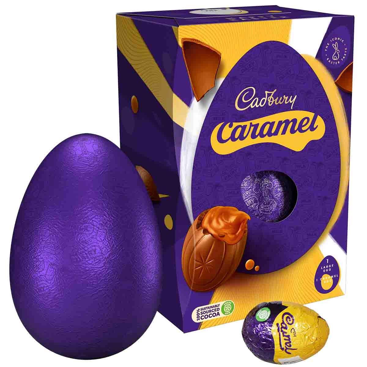 Cadbury Caramel Milk Easter Chocolate 195g