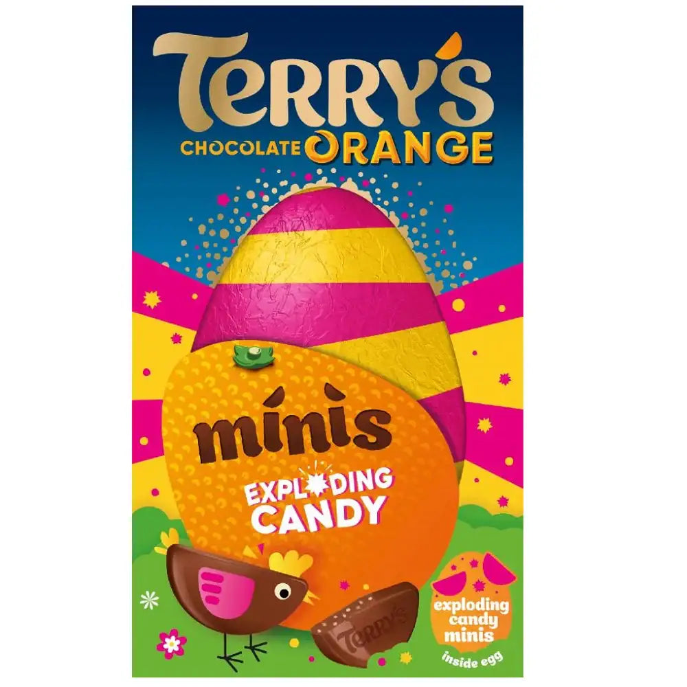 Terry'S Chocolate Orange Easter Egg With Exploding Candy Minis 91g