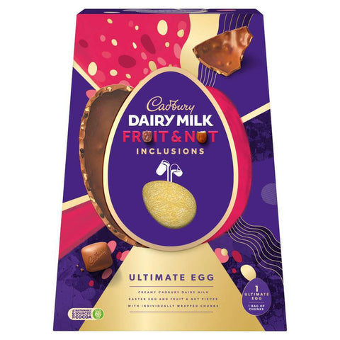 C'bury Dairy Milk Fruit & Nut Inclusions Ultimate Egg 400g - British Food Supplies