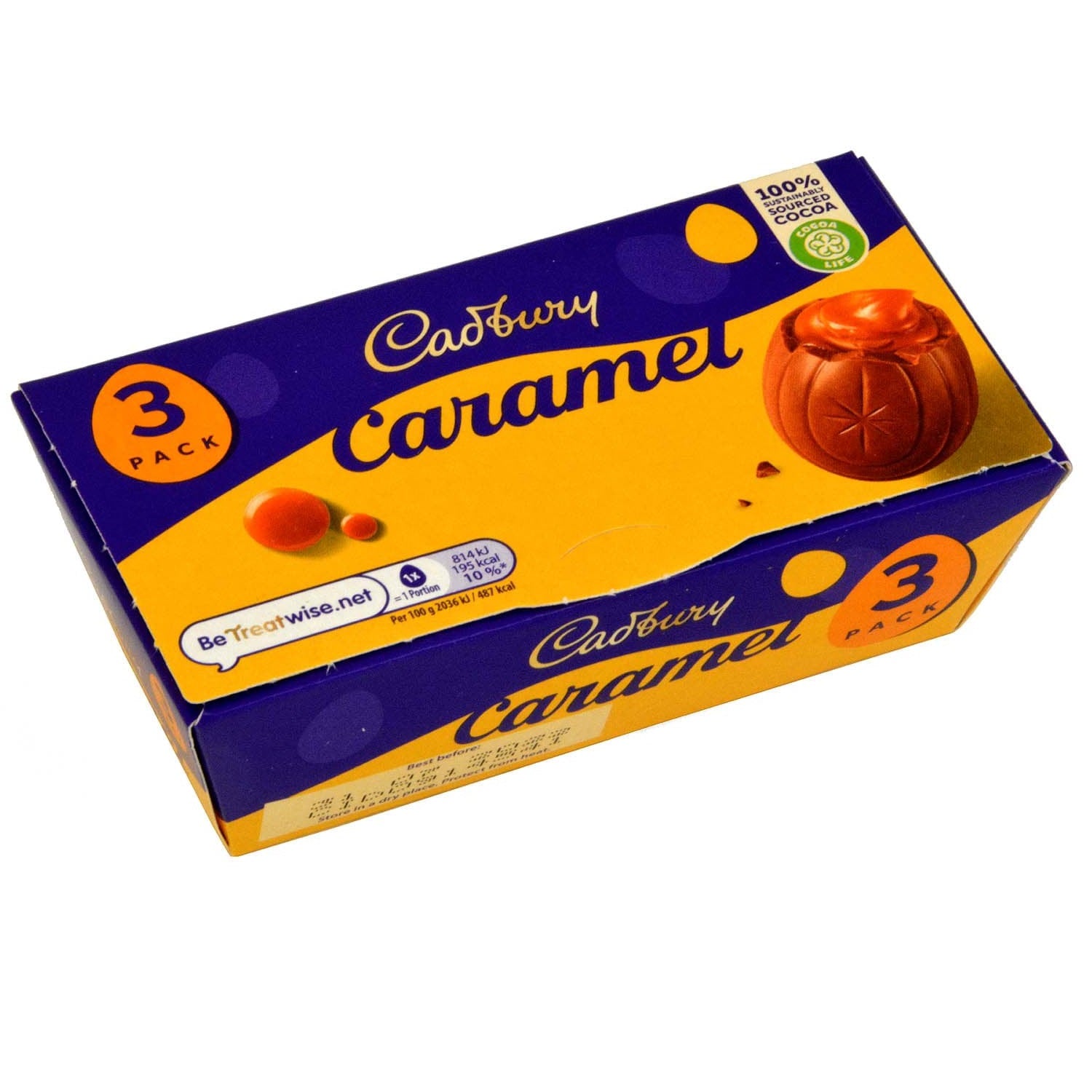 Cadbury Caramel Egg Chocolate 3pk 120g