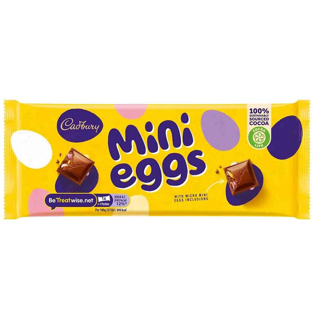Cadbury Mini Eggs Chocolate Bar 110g