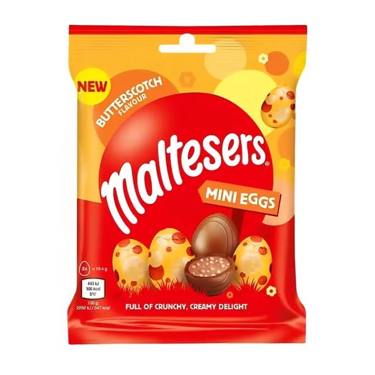 Maltesers Mini Eggs Butterscotch 77g