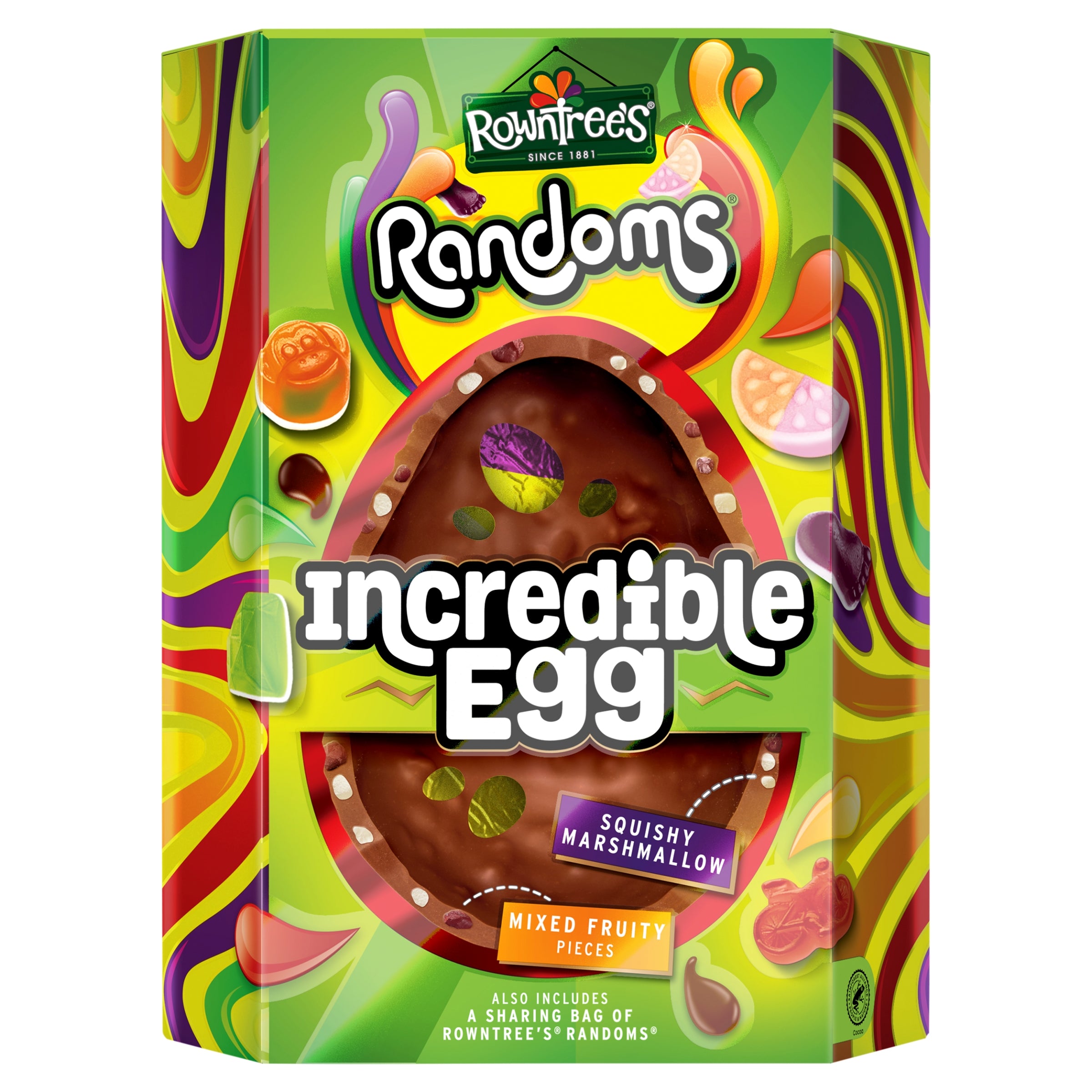 Rowntree's Randoms Giant Incredible Egg 380g