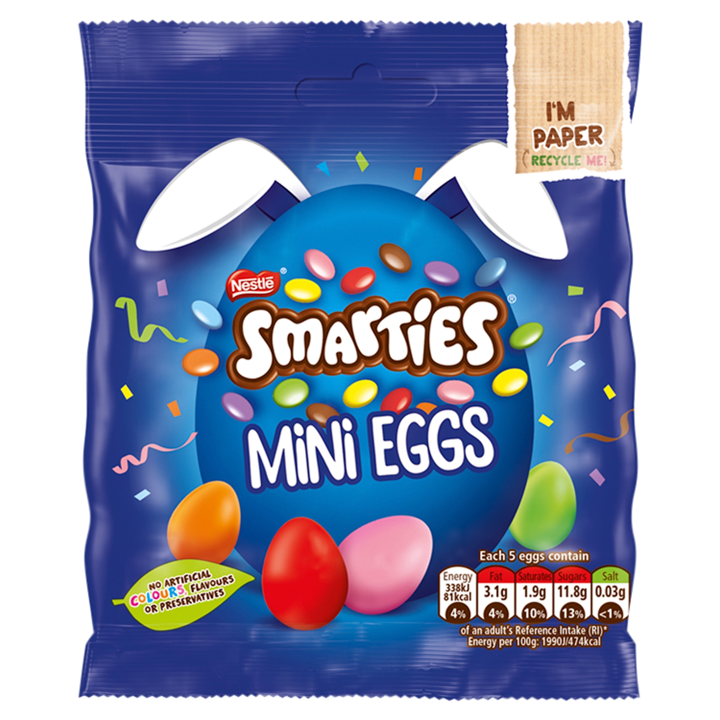 Smarties Mini Eggs Pouch 80g