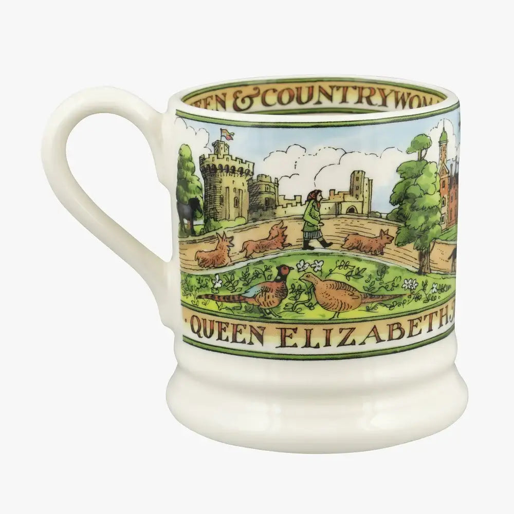 Emma Bridgewater Queen & Countrywoman Elizabeth II 1/2 Pint Mug