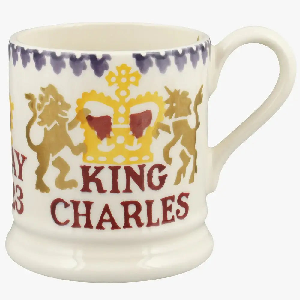 Emma Bridgewater King Charles III Coronation 1/2 Pint Mug