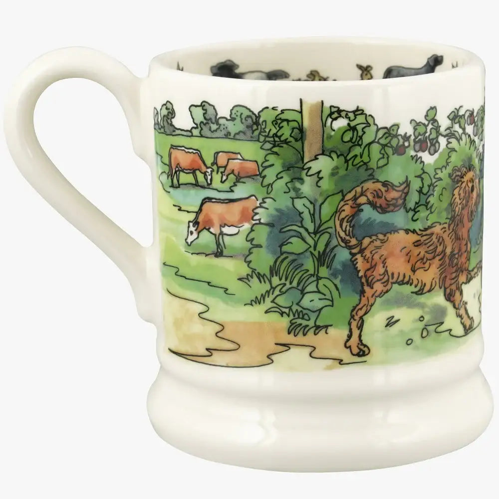Emma Bridgewater The Good Life Favourite Dog Walks 1/2 Pint Mug