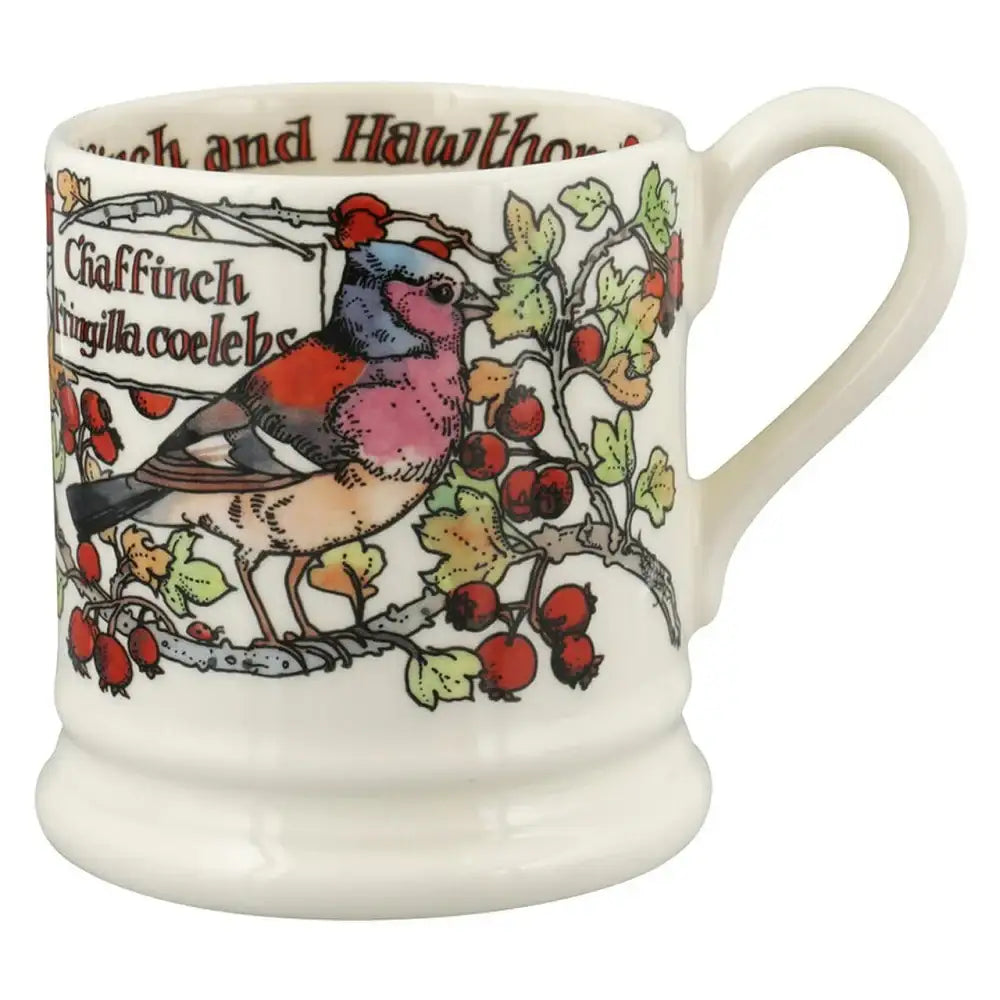 Emma Bridgewater Birds In The Hedgerow Hawthorn & Chaffinch 1/2 Pint Mug