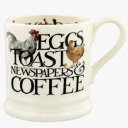 Emma Bridgewater Rise & Shine Eggs & Toast 1/2 Pint Mug