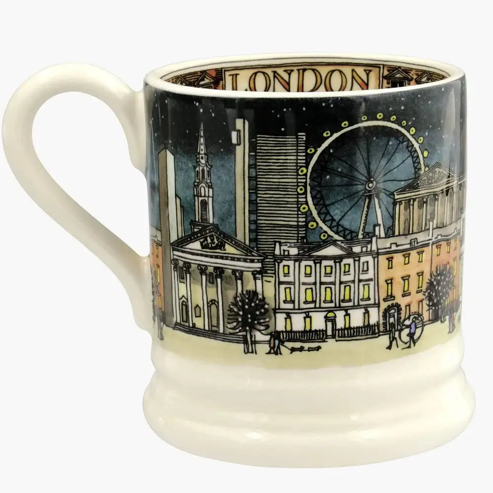 Emma Bridgewater London Set Of 2 1/2 Pint Mugs