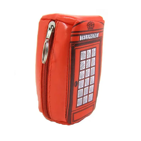 Elgate Telephone Box Purse with keychain