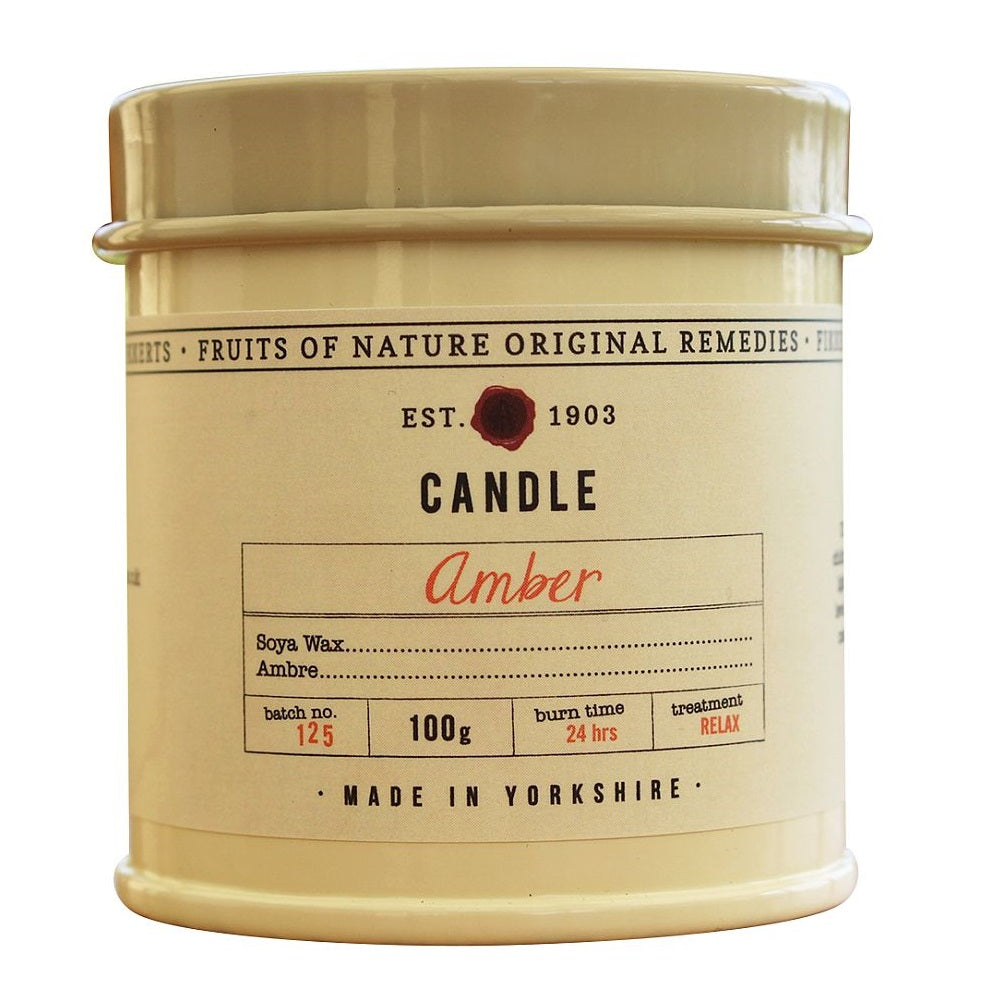 Fruits of Nature Amber Candle Tin Small