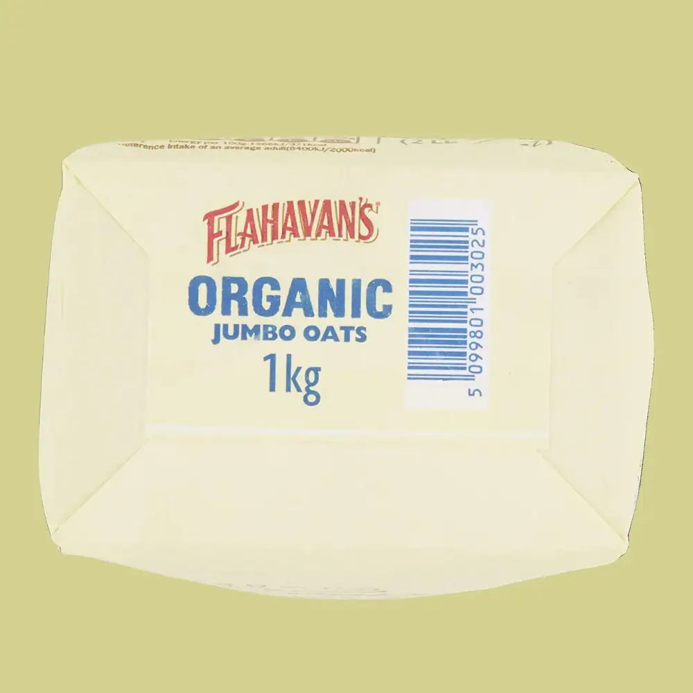 Flahavan's Organic Jumbo Oat Flakes 1kg