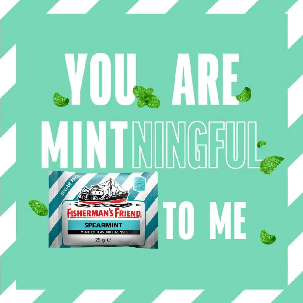 Fisherman's Friend Sugar Free Spearmint Menthol Flavour Lozenges 25g