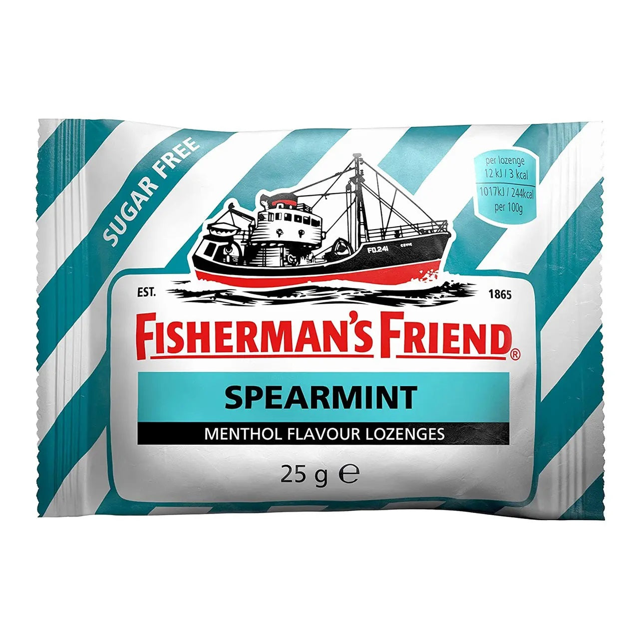 Fisherman's Friend Sugar Free Spearmint Menthol Flavour Lozenges 25g product image