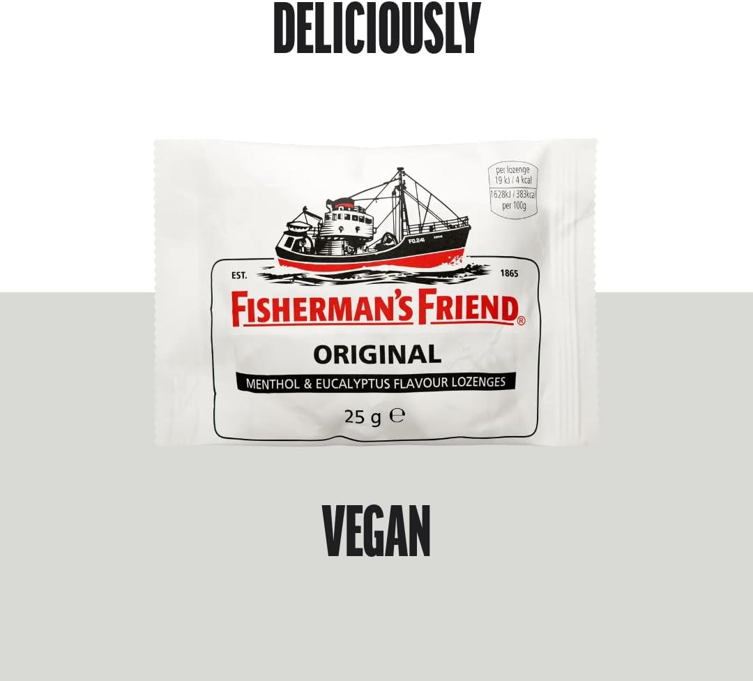 Fisherman's Friend Original Menthol & Eucalyptus Flavour Lozenges 25g