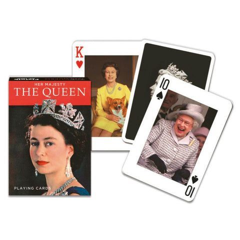 Piatnik Her Majesty The Queen Playing Cards - British Food Supplies