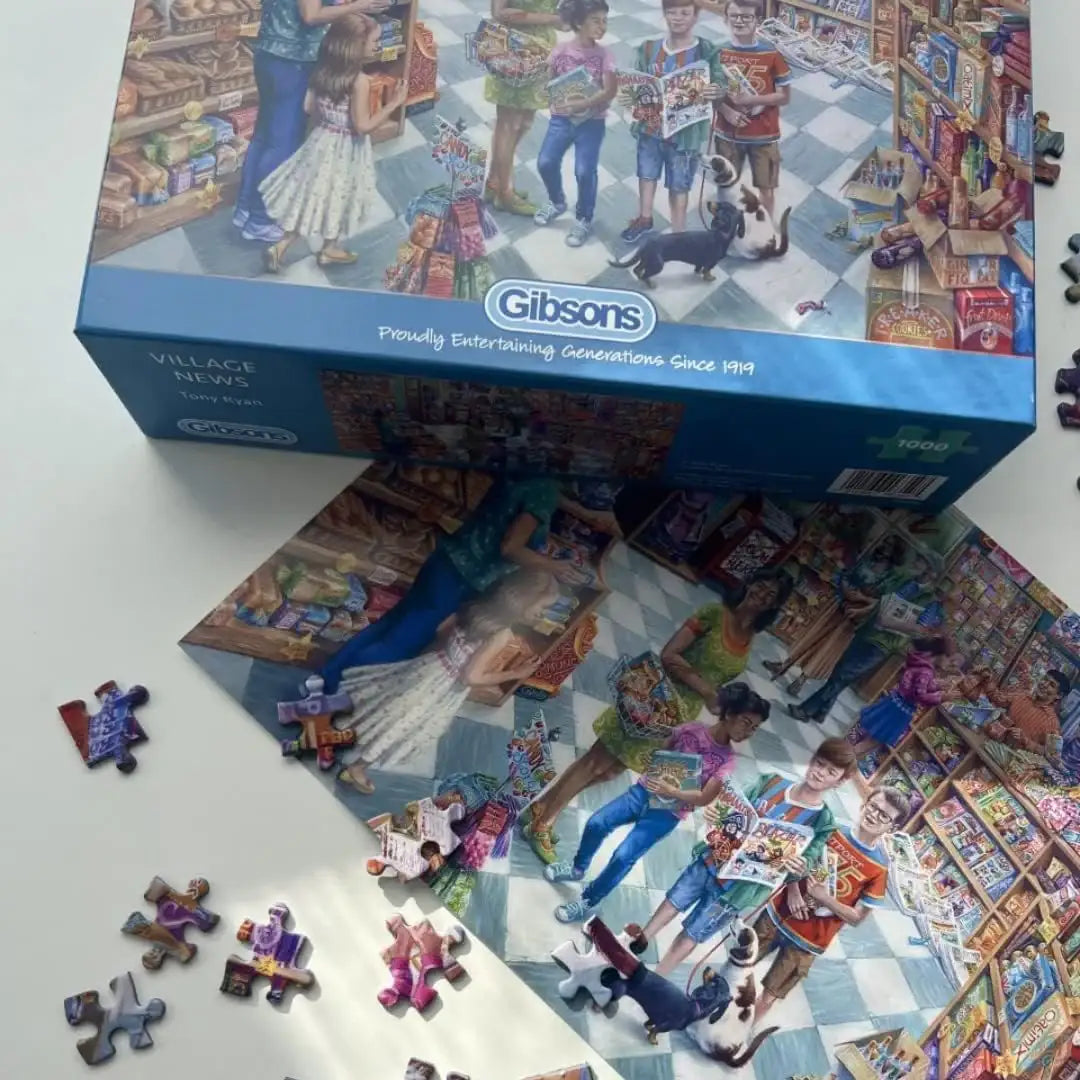 Gibsons Village News Jigsaw Puzzle (1000 Piece)