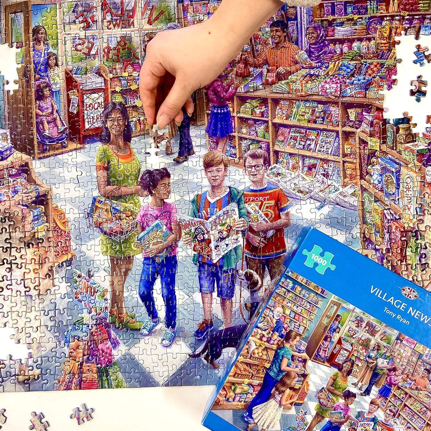 Gibsons Village News Jigsaw Puzzle (1000 Piece)