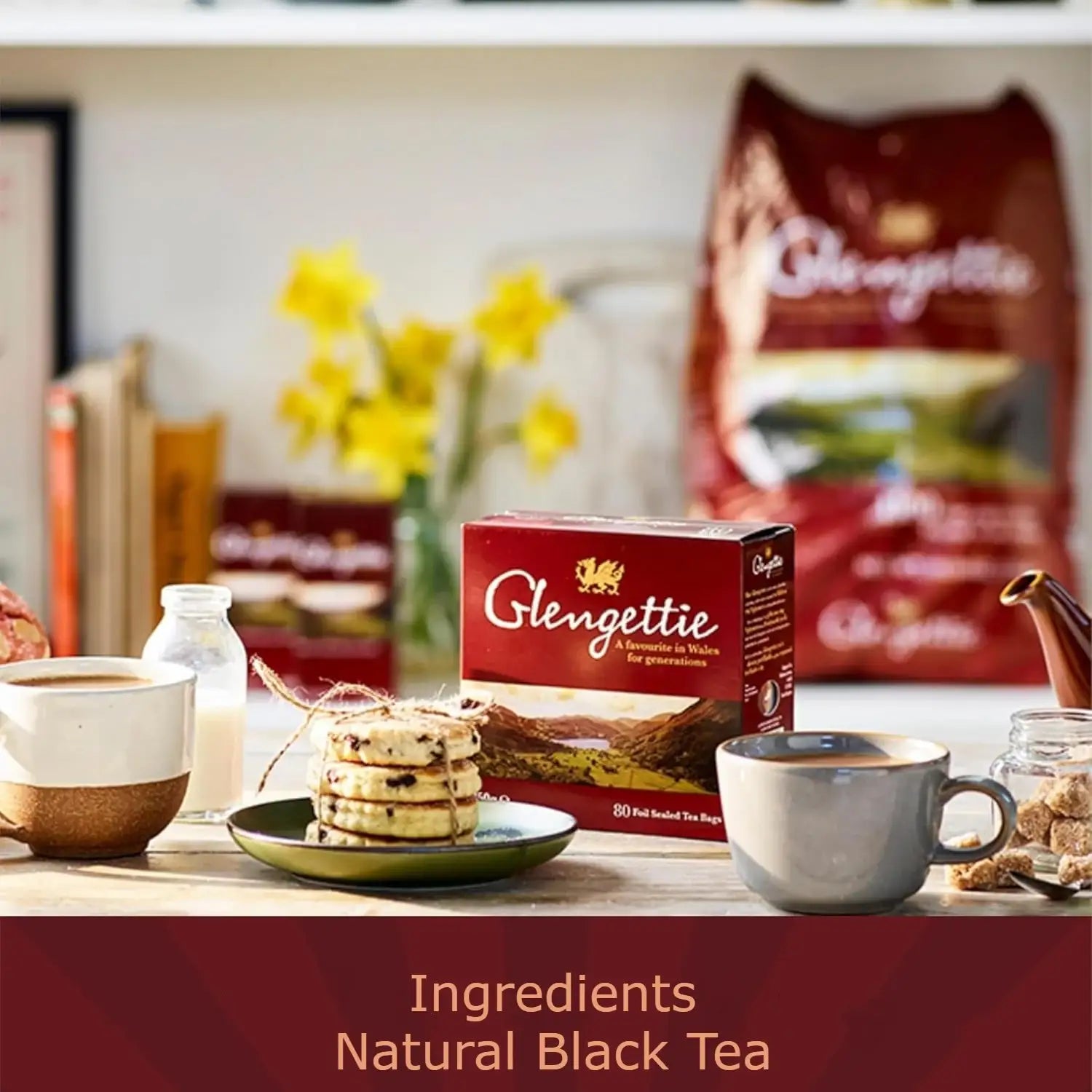 Glengettie Tea (80 Foil Sealed Tea Bags)