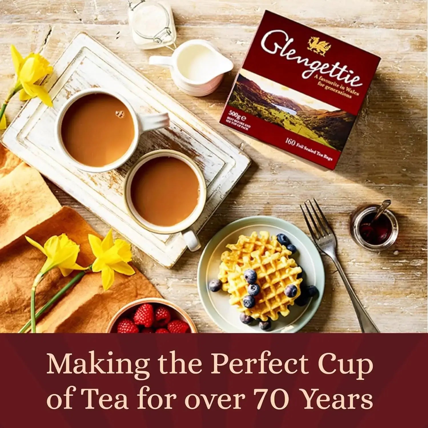 Glengettie Tea (80 Foil Sealed Tea Bags)