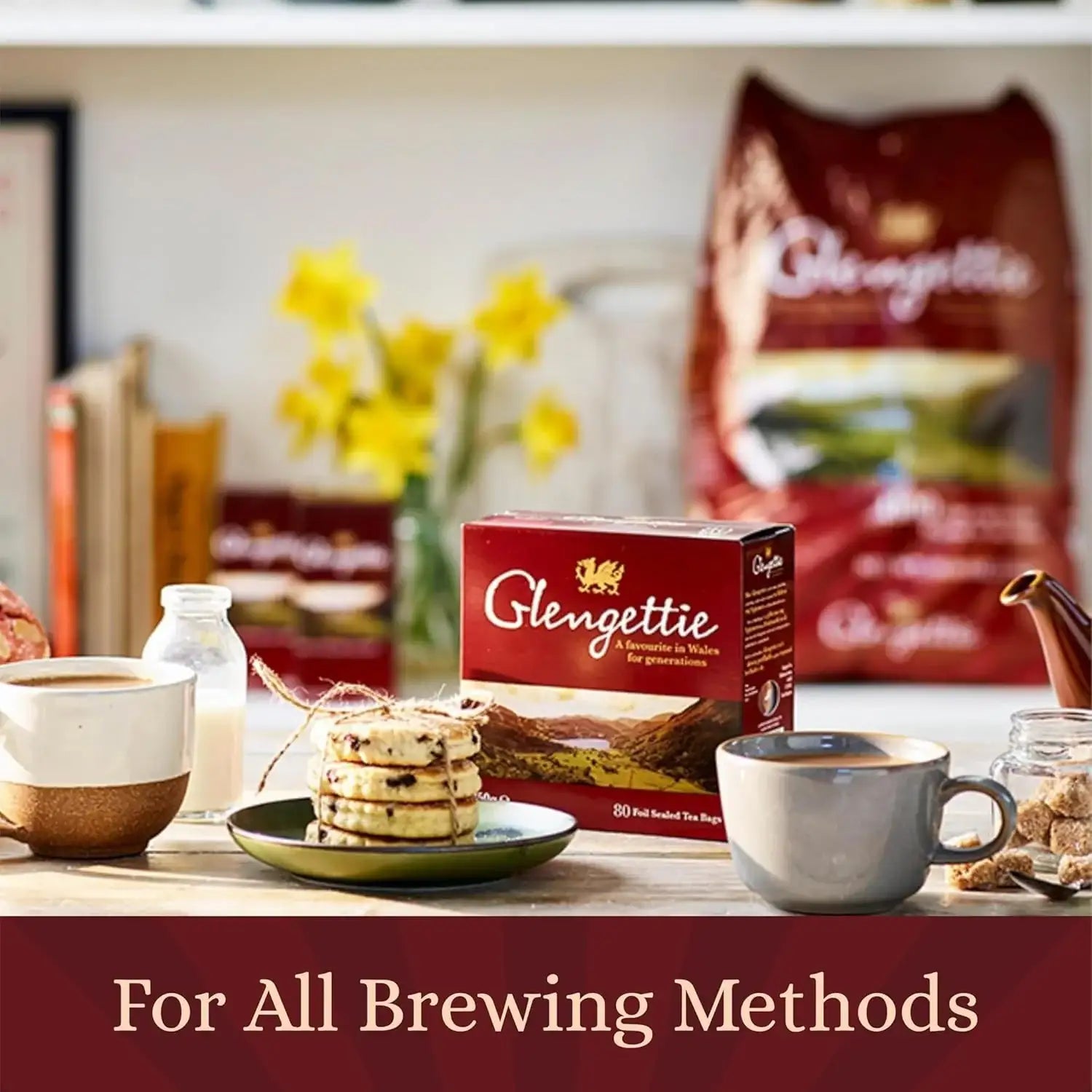 Glengettie Tea (80 Foil Sealed Tea Bags)