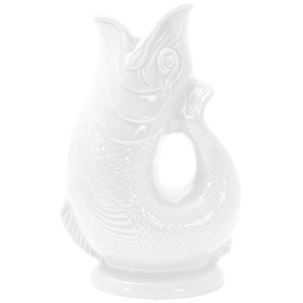 Wade Ceramics Gluggle Jug - Large (Color: White)
