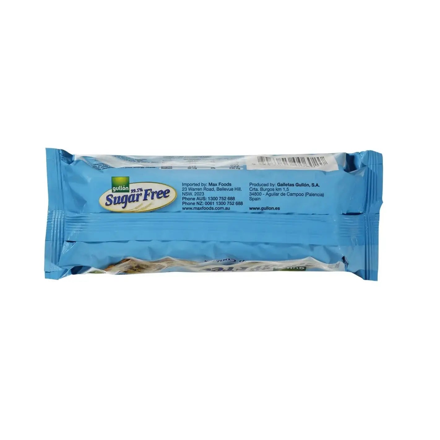 Gullon Sugar Free Choco Chip Cookies 4.4 Oz/125 G