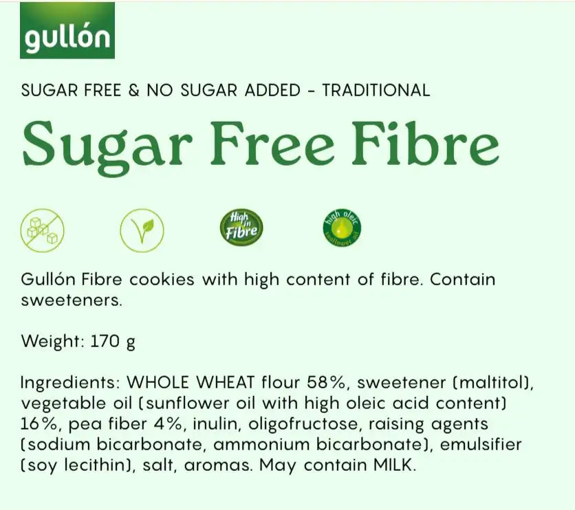 Gullon Sugar Free Digestive Biscuits 245G